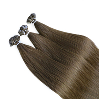 Cuticule Remy européenne 100% Extensions de cheveux humains bruts Double Drawn Nano K-ITIP Y K Plat F-I U Tip Vague italienne & Style crépus