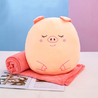 Couverture-claquettes en peluche pour adultes et enfants, motif animal, en polaire douce et coton, technique de tissage, pour la sieste et les pique-niques