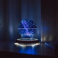 Nouvelle Lampe Étoilée Flottante 2022 14cm Ins 7 Couleurs RVB Galaxie LED Magnétique Lévitante Nuit Étoilée, Cadeau d'Anniversaire