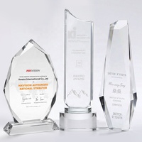 Trophée en cristal de haute qualité, plaque en cristal K9, trophée en verre personnalisé pour les événements, souvenirs