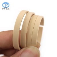 Anneau de guidage, d'étanchéité, d'usure et de support en PTFE sur mesure, bande d'étanchéité résistante aux produits chimiques 37.3x40.5x5mm, non standard, fabrication usine