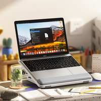 Support pour ordinateur portable Great Roc, vente flash, pliable, en alliage d'aluminium, écologique, durable, réglable en hauteur et multi-angles
