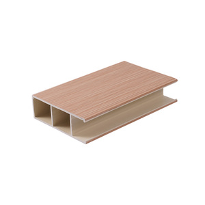 Warp Resistant Waterproof WPC trần với gỗ trang trí nội thất bề mặt <span class=keywords><strong>Modular</strong></span> cài đặt cho phòng tắm trường học & phòng khách - Product Image 6