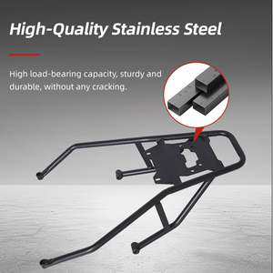 Support de porte-bagages latéral arrière en acier au carbone noir pour moto <span class=keywords><strong>XADV750</strong></span> - Product Image 4