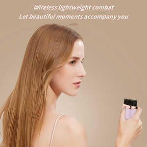 Nouveau fer à lisser et à boucler sans fil transfrontalier, brosse à boucler sans dommage, boucle intérieure, lisseur de cheveux négatif - Product Image 4