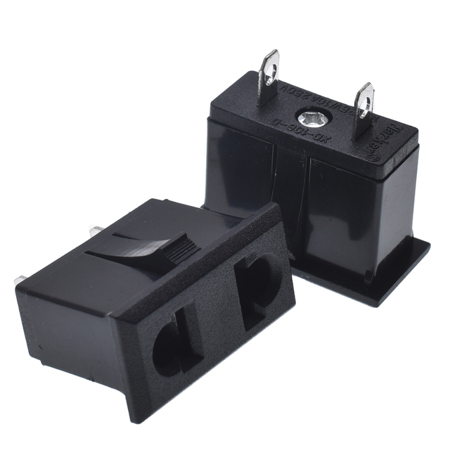EU 2 Pin Type-C AC Power Socket 250V 10A UPS Plug Socket European Extension Socket America Euro Power Outlet