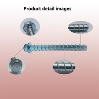 Ancres à vis en acier au carbone bimétallique réutilisables à haute résistance CE ETA, installation facile, pour béton, vis hexagonales, utilisation en béton