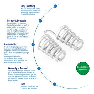Geesion 2025 Respirer mieux Dilatateur nasal en silicone transparent certifié CE Type filet 4 tailles 2 L Fournitures de santé - Product Image 4