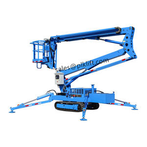 Hidrolik Crawler Man pengangkat 12m 14m 16m 20m 24m artikulasi Trailer mengangkat Platform - Product Image 2
