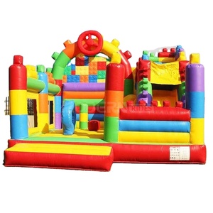 บ้านลมการ์ตูนแสนสนุกพร้อมพื้นที่กระโดดสำหรับเด็กในสวนสนุกเป่าลม - Product Image 2