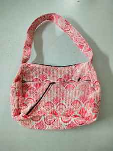 <b>Black</b>-Colour Flower Design Handmade Luxury <b>Weekender</b> for Cotton Block Print Quilted Duffle <b>Bag</b> Large Capacity Sport Travel - Product Image 2