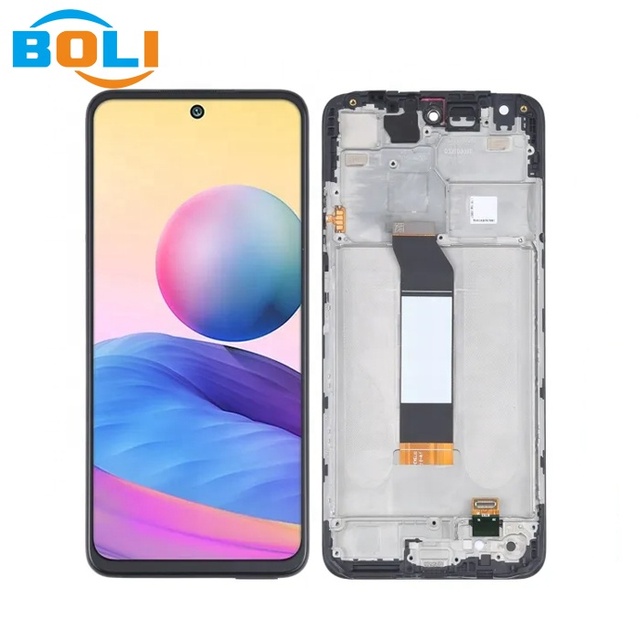 AMOLED Quality Original Screen for Xiaomi Redmi Note 10 4G Pantalla Note 10 5G LCD Display Digitizer Full Assembly With Frame