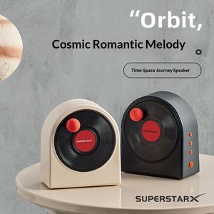 Haut-parleur Bluetooth vintage style tourne-disque - Audio portable avec carte TF et diffuseur d'aromathérapie - Product Image 3