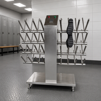 Séchoir à bottes industriel multi-paires en acier inoxydable 304