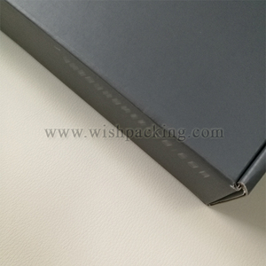 Boîte postale en carton ondulé pour colis, courrier, papier, ordinateur, téléphone portable, vêtements, chaussettes, logo <span class=keywords><strong>d</strong></span>'étiquette noire double face commun - Product Image 5