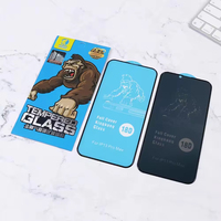 Protection d'écran en verre trempé anti-espion 18D à couverture intégrale avec airbag de confidentialité, modèle 2026, pour iPhone, Samsung, Infinix, Tecno, Itel, Motorola