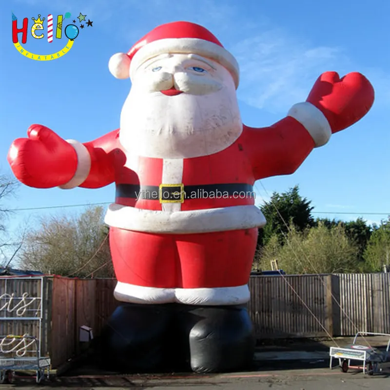 Inflatable Santa Claus Giant Inflatable Cartoon Christmas Santa Claus Outdoor Christmas Santa Claus Decorative Inflatable OEM