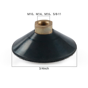 3/4 כרית גומי קשיח לאינץ עבור מטחנת זווית, m10/m14/m16/5/8-11 חוט, שיש/אבן/בטון קצה ליטוש - Product Image 2