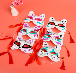 Japonés Retro Fox Fetish Head Bdsm Bondage Restricciones <span class=keywords><strong>Catwomen</strong></span> Bunny Masquerade Anime Sexy Cosplay Photo Props - Product Image 5