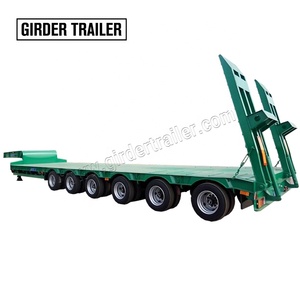 重荷重多軸9軸油圧リフティングサスペンションステアリングシステム搭載ローボーイセミトレーラー販売中 - Product Image 6