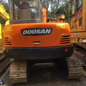 รถขุดตีนตะขาบไฮดรอลิกแบบใช้แล้ว DH55 DH60-9ขุดมือสอง V DX140W คุณภาพสูงในลานเซี่ยงไฮ้ - Product Image 4