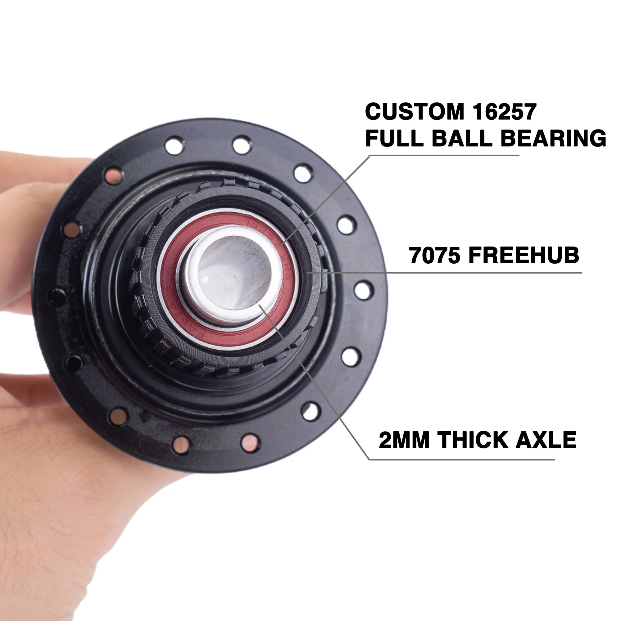 ZTTO P5 Disc Brake MTB Hub - 6-Bolt Design, 28/32/36 Hole, 120