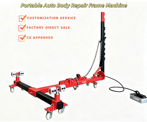 Banc de réparation de carrosserie mobile, système de tirage rapide, machine de redressage de châssis de voiture, extracteur de châssis homologué CE pour l'entretien automobile - Product Image 5