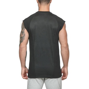 Los hombres Slim de los hombres de culturismo <span class=keywords><strong>sin</strong></span> mangas entrenamiento Fitness simple gimnasio T <span class=keywords><strong>camisa</strong></span> - Product Image 2