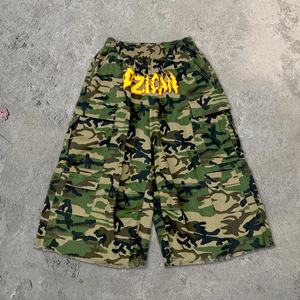 Pantalones Cortos Casuales de Algodón para Verano, Talla Grande, Bermudas de Diseñador para Hombre, Pantalones Cortos Cargo con Estampado Personalizado de Camuflaje - Product Image 1