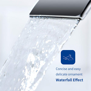 <span class=keywords><strong>Robinet</strong></span> de salle de bain en cascade noir, <span class=keywords><strong>Robinet</strong></span> de lavabo de salle de bain à <span class=keywords><strong>haut</strong></span> débit, <span class=keywords><strong>Robinet</strong></span> de lavabo de salle de bain - Product Image 5