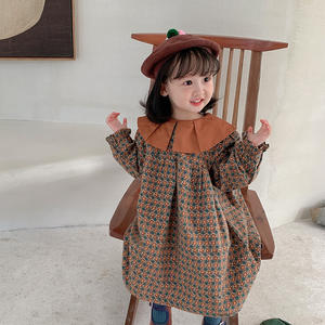 Vestido de Niña, Nuevo Vestido de Princesa Encantador, Primavera Otoño, Cuello Solapa, Manga Larga, Vestido para Niñas - Product Image 5