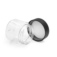 Botol Plastik 120ml Botol PET Transparan dengan Tutup Tahan Anak Warna Hitam Digunakan Sebagai Botol Pengemasan Ulang Stoples Krim Botol Teh Bunga