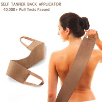 Ensemble autobronzant comprenant un pinceau de bronzage sans soleil auto-applicateur pour une lueur sans stries