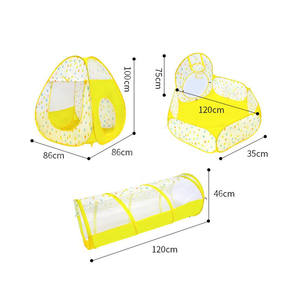 Venta caliente al aire libre 3 uds <span class=keywords><strong>Set</strong></span> Ocean Play tienda portátil bebé niño plegable Pop up House Ocean Ball <span class=keywords><strong>Pool</strong></span> presente para Picnic - Product Image 3