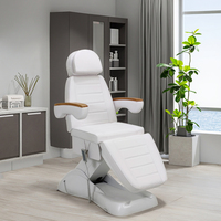 Mobilier moderne de salon blanc 3 moteurs table électrique de massage pour traitement cosmétique chaise esthétique de luxe lit de beauté électrique