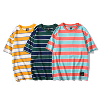 Vente en gros de logo personnalisé T-shirt vintage en coton pour couples T-shirt surdimensionné pour hommes avec machine de presse à chaud Hip Hop Tops personnalisables