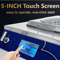 Pasteurisateur de lait UHT entièrement automatique 4-en-1 de 32 L avec refroidissement pour crème glacée, machine homogénéisante de lait certifiée CE pour la production de gelato