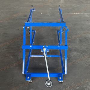 Kit de levage pliable en acier pour <span class=keywords><strong>motoneige</strong></span>, capacité 800 lb, avec roues, chariot réglable et support de levage à levier - Product Image 3