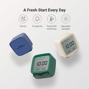 Reloj Despertador Digital Inteligente Qingping con Bluetooth, Múltiples Alarmas, Pantalla de Temperatura y Humedad, Compatible con la Aplicación Mihome - Product Image 3