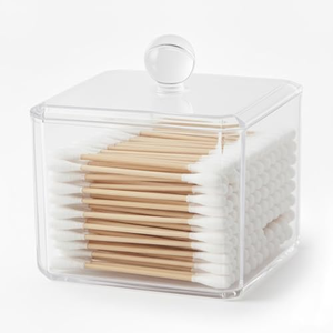 Organiseur de salle de bain, contenants transparents empilables, organiseur de salle de bain, contenants transparents - Product Image 1
