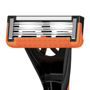 Rasoir jetable pour homme à 6 lames avec conception à dos ouvert - Product Image 6