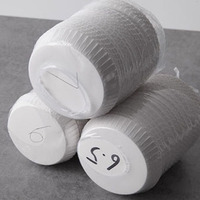 Couvercle jetable en papier avec logo de bande nom et logo, rond, pour tasses de thé, hôtel, 100 pièces