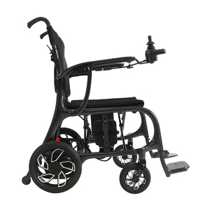 バッテリー取り外し可能なカーボンファイバー折りたたみ電動車椅子 - Product Image 2