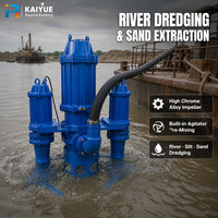 Pompa Lumpur Sentrifugal Kaiyue Industry Direct Sale untuk Pertambangan, Pengolahan Pasir dan Kerikil, Pompa Slurry Listrik Medium Submersible