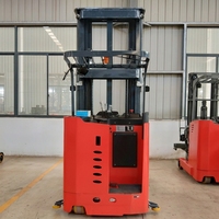 Chariot élévateur électrique triplex VNA à mât triple de 1500 kg avec contrôleur Curtis pour entrepôt à hauteur de plafond