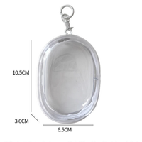 Sac de rangement pour câbles de données, organisateur de chargeurs, boîte de rangement transparente portable pour écouteurs, boîte de rangement multifonctionnelle pour chambre à coucher, téléphone portable