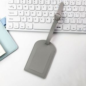 2025 NEW Custom Logo Plane Boarding Pass Suitcase Tag Checked Boarding Travel Waterproof Leather Luggage Tag - Product Image 4