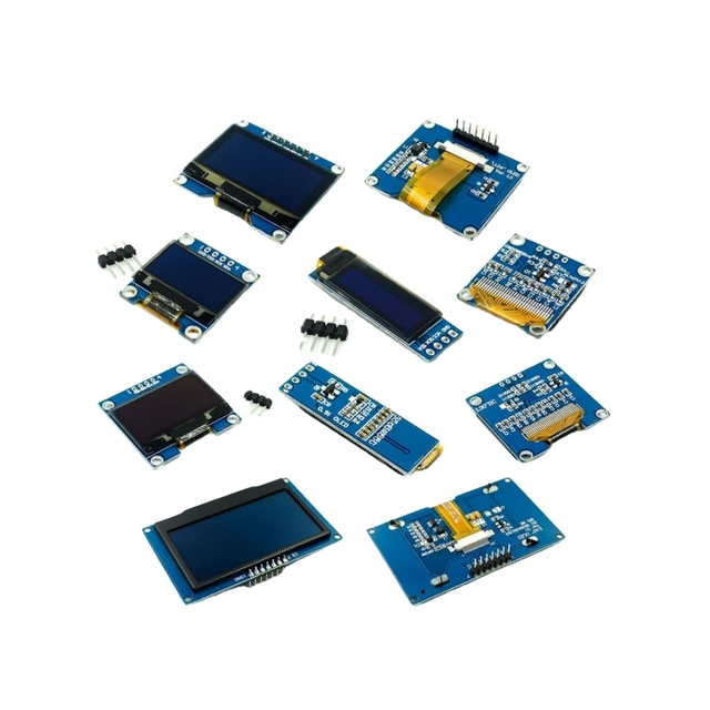 White Blue color 128X64OLED LCD LED Display Module 0.91 0.96 1.3 1.54 2.42inch I2C IIC Serial new original with Case