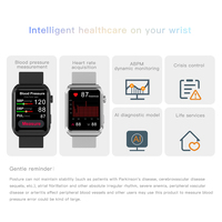 Con Monitor de salud, control de frecuencia cardíaca y presión arterial Sys Dia Pul Pulse Wearable Fitness Gps Tracker Relojes reloj inteligente