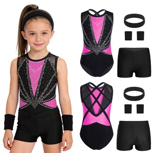 Conjunto de Leotardo para Niñas de 6 a 16 Años, para Danza Contemporánea, Gimnasia, Actuaciones de Danza, Competiciones de Gimnasia y Espectáculos - Product Image 4